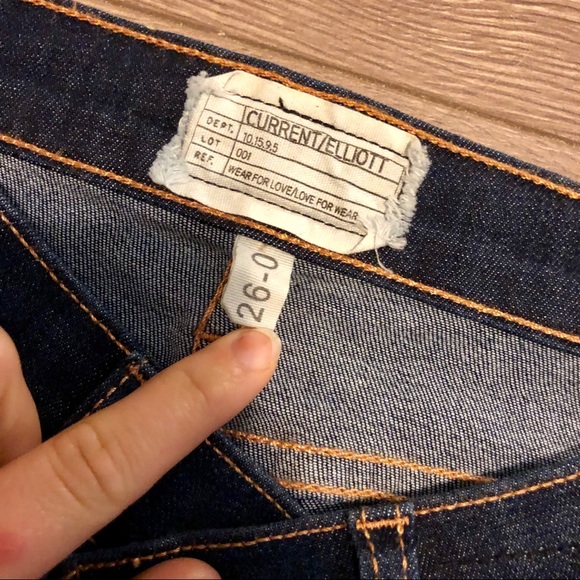 CURRENT/ELLIOT ZIP HEM JEAN - Picture 5 of 6